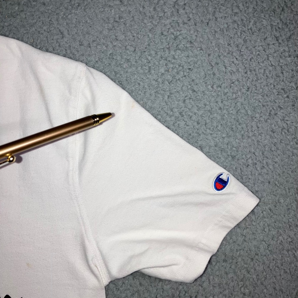 Vintage Champion Graphic T Shirt Men L Colorblock Logo 90s Retro Y2K Streetwear‎ - Picture 7 of 10